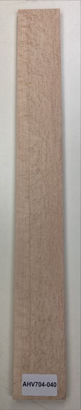 Fretboard Bird's Eye Maple white 720x81x11mm Unique Piece #040